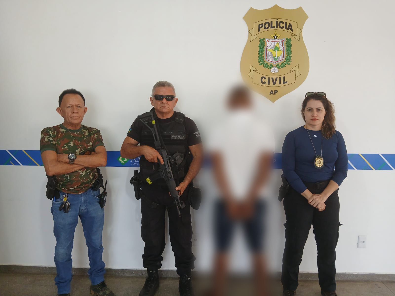 EM MAZAGÃO, POLÍCIA CIVIL PRENDE HOMEM ACUSADO PELA PRÁTICA DO CRIME DE ESTUPRO